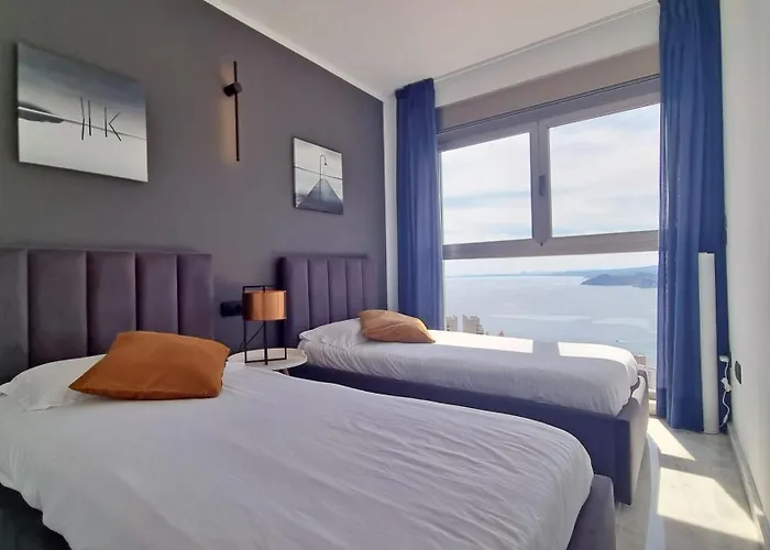 Appartamento Skyline 37 Terraza Con Vista Al Mar Benidorm