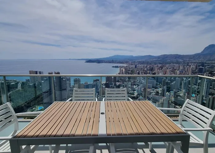 Appartamento Skyline 37 Terraza Con Vista Al Mar Benidorm
